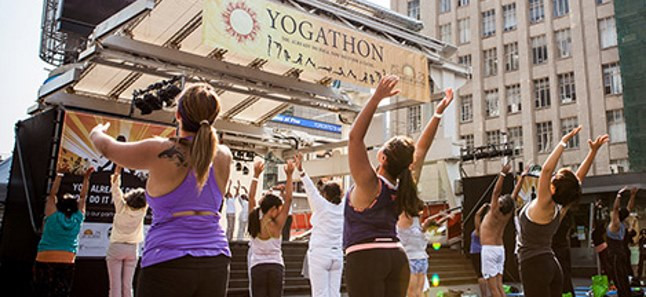 YogaThon, Yoga, Meditation, Sun Saluations, Sonnengruß