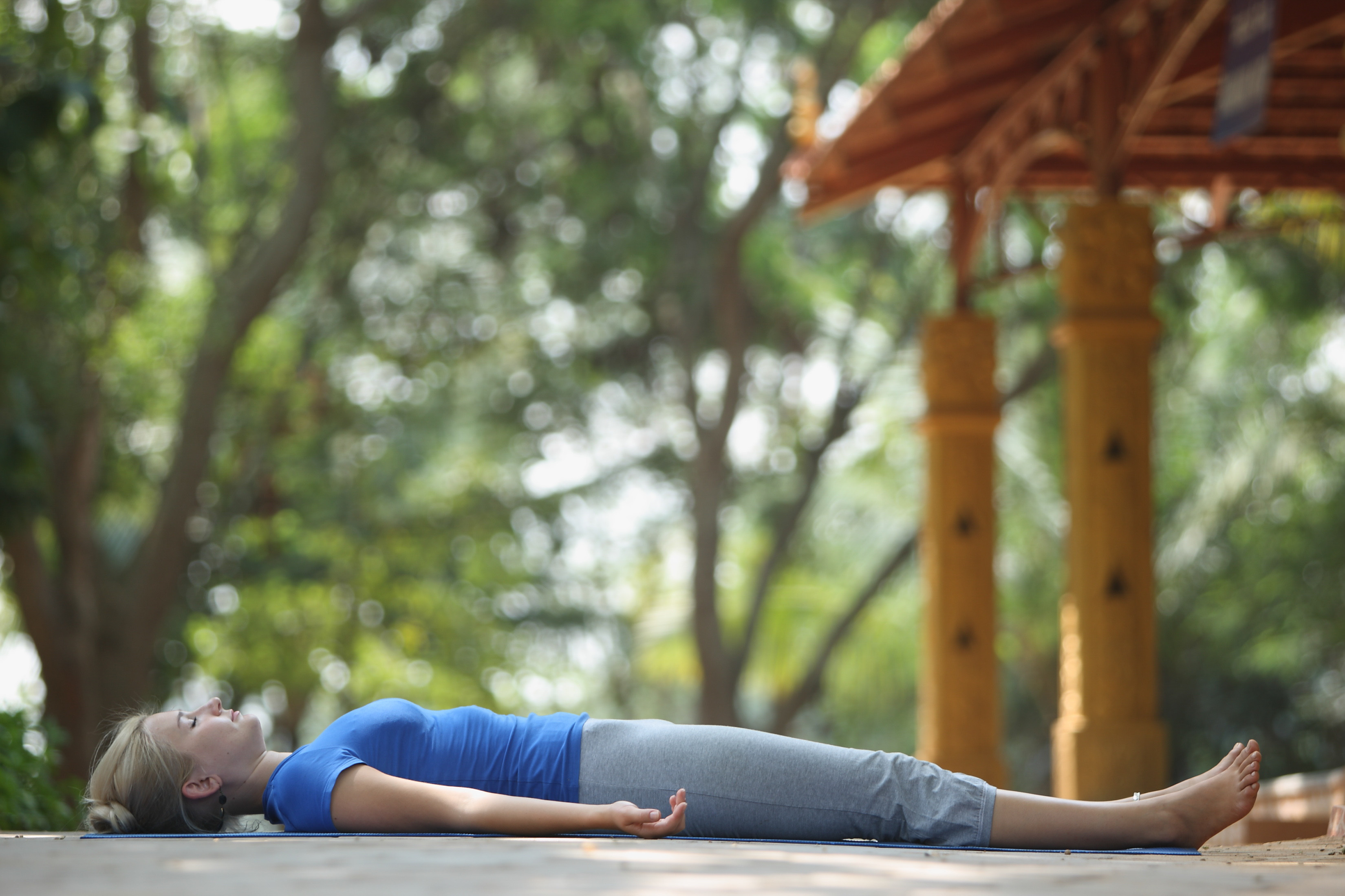 Yoga nidra posture (Yogic sleep) for beginners