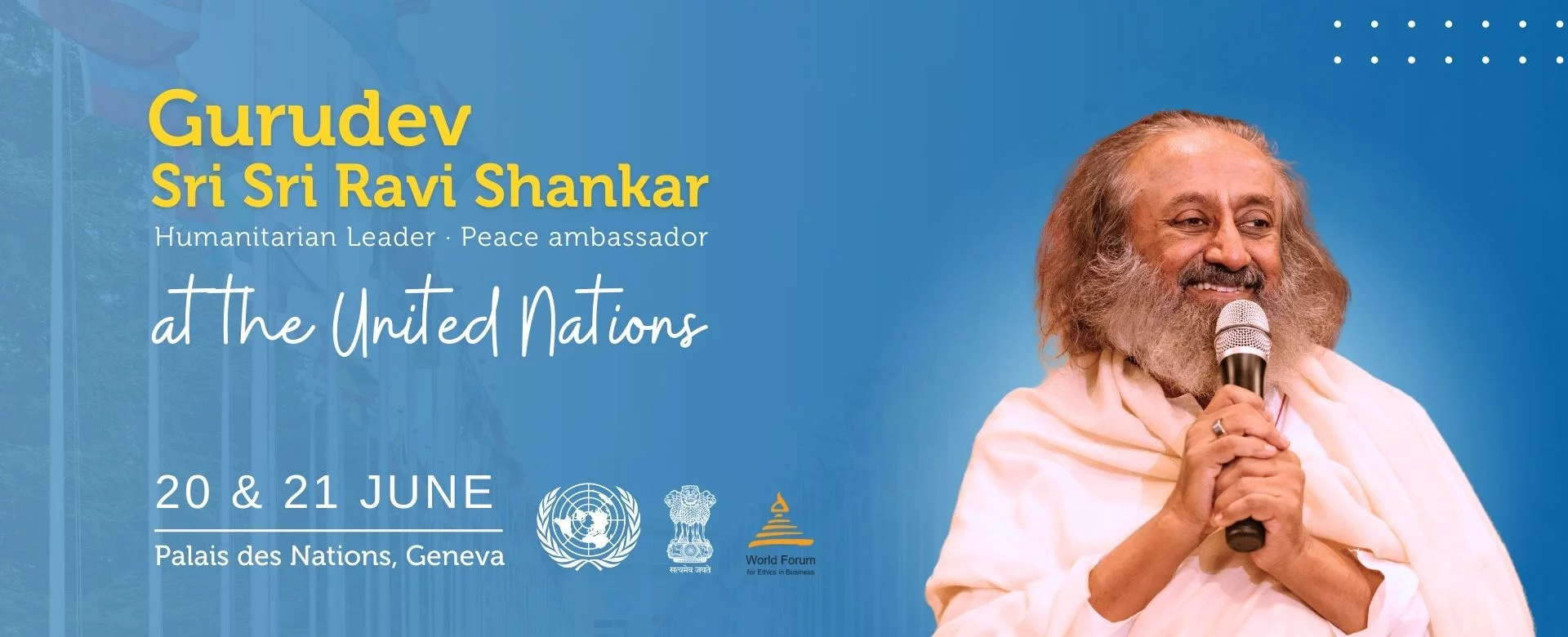 Gurudev in United Nations