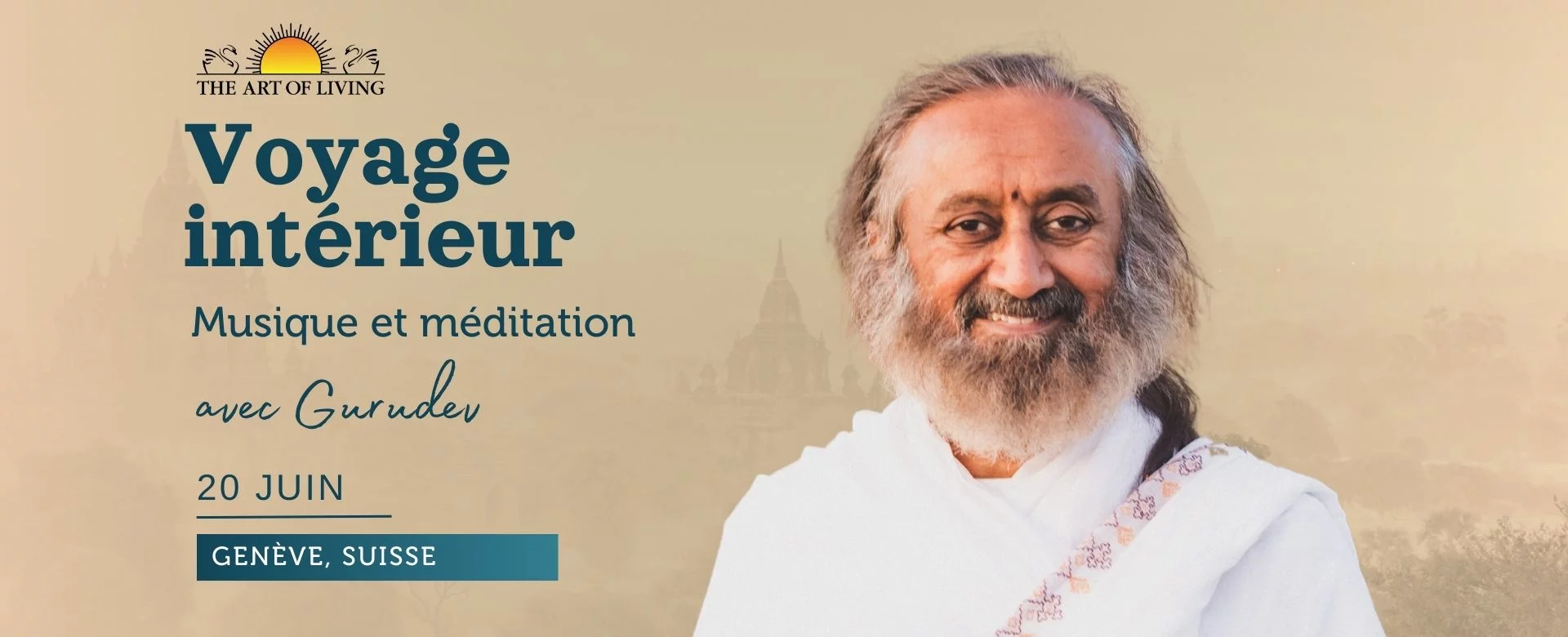Journey Within: Music and Meditation with Gurudev, 20 June Geneva