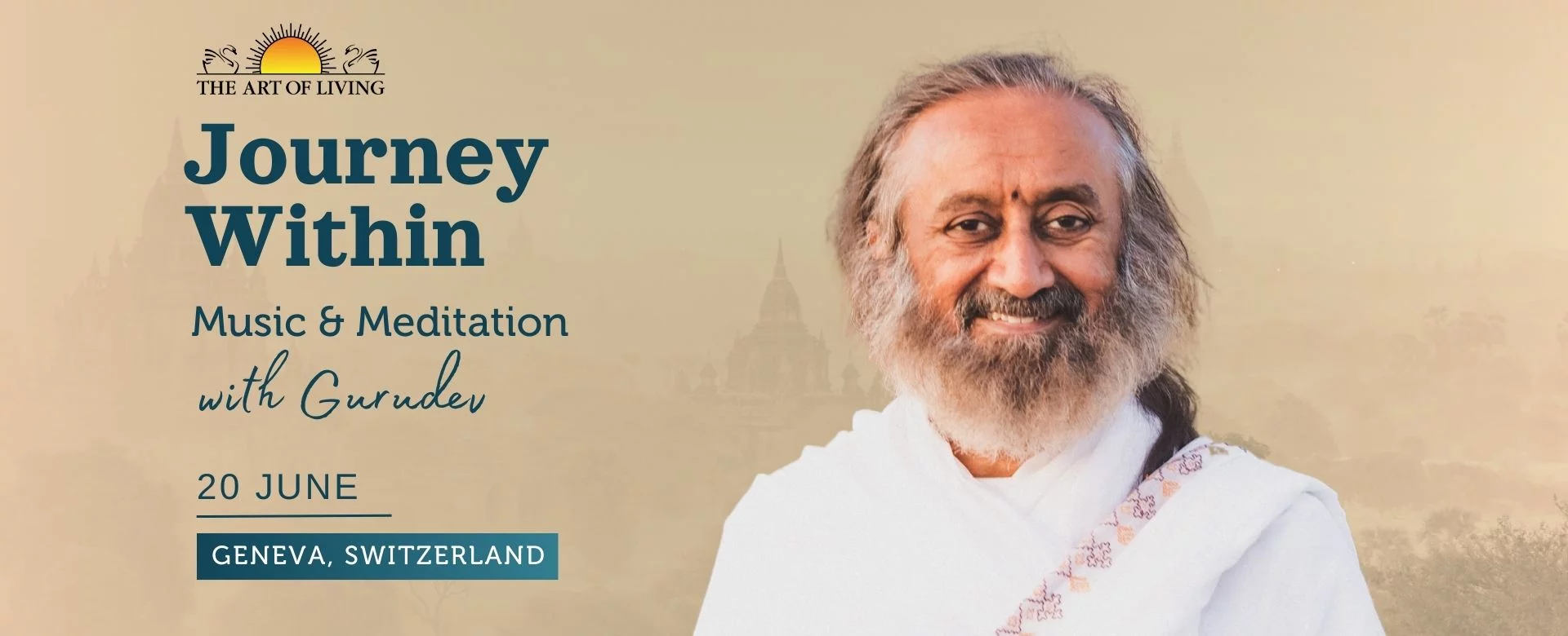 Journey Within: Music and Meditation with Gurudev, 20 June Geneva