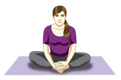 Baddhakonasana Pose - fertility boosting yoga