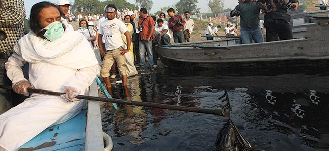 Yamuna River Cleaning Work, Delhi